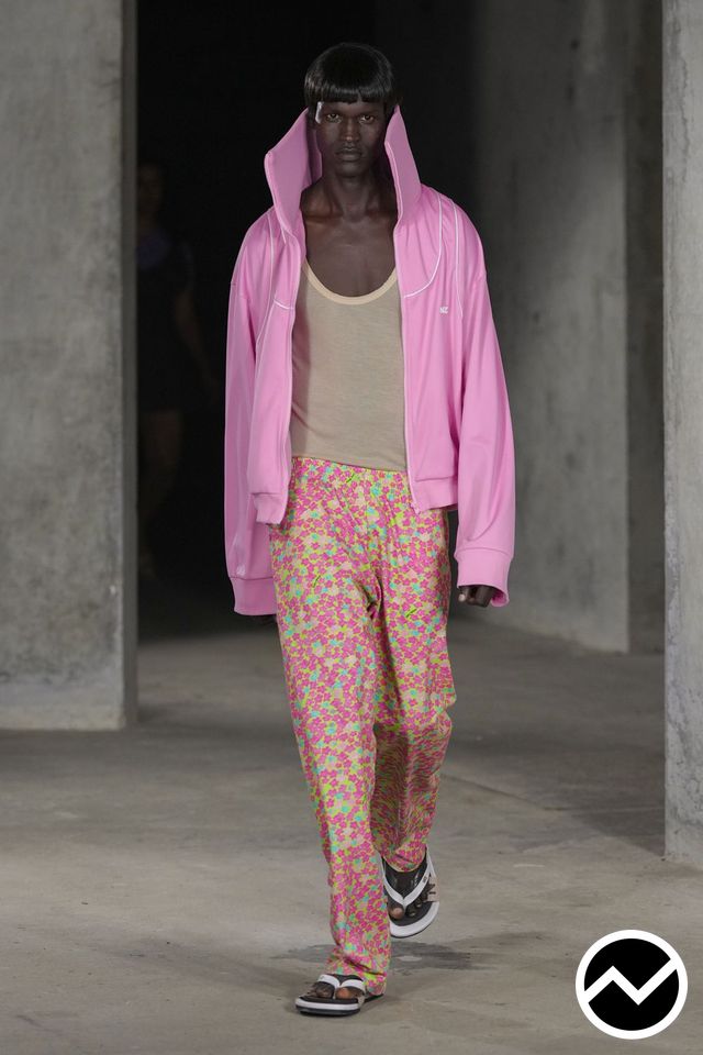 Natasha Zinko, SS27 menswear, Fuchsia, look 35