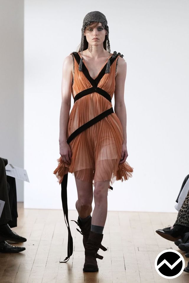 Oscar Ouyang, SS27 womenswear, 20s Retro, look 4