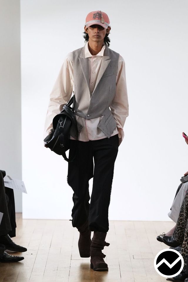 Oscar Ouyang, SS27 menswear, Hip Length Shirts, look 8