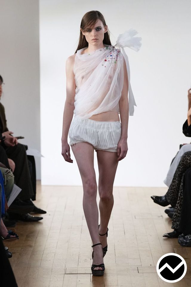 Oscar Ouyang, SS27 womenswear, Micro Shorts, look 25