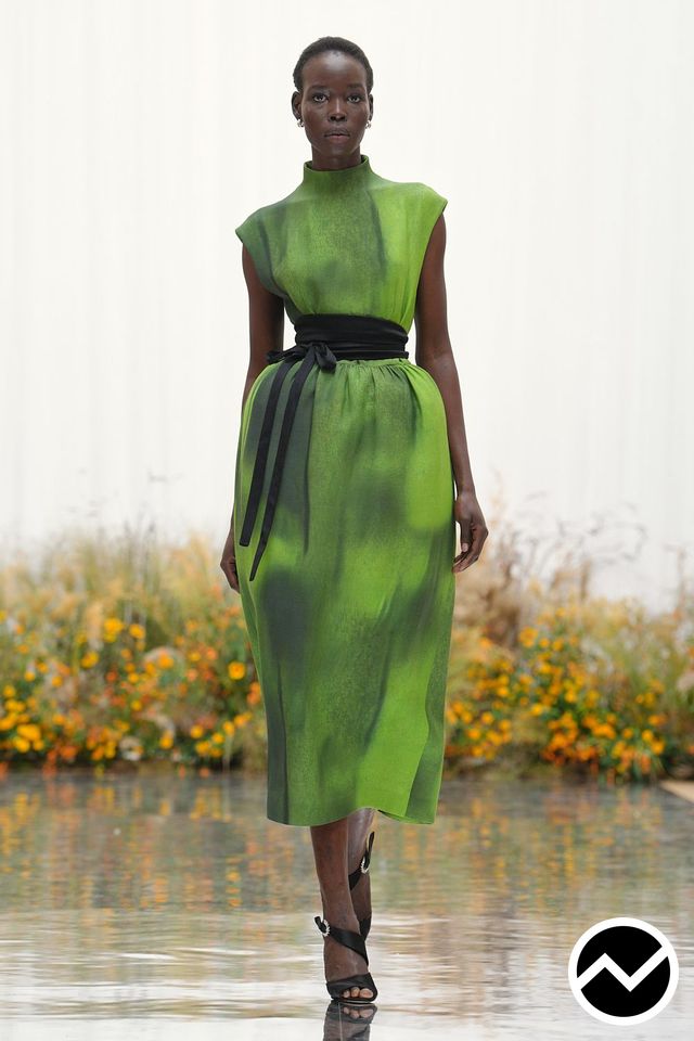 Patrick Mcdowell, SS27 womenswear, High Neckline Dress, look 3