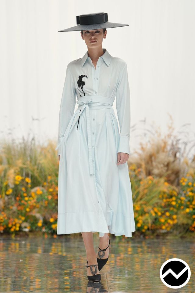 Patrick Mcdowell, SS27 womenswear, Baby Blue, look 13