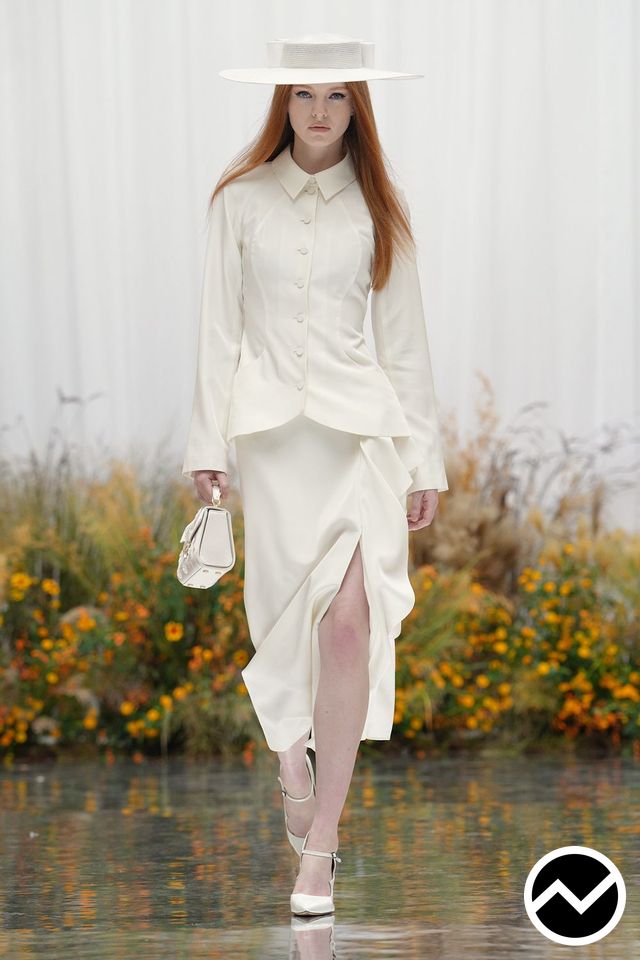 Patrick Mcdowell, SS27 womenswear, Midi Skirts, look 16