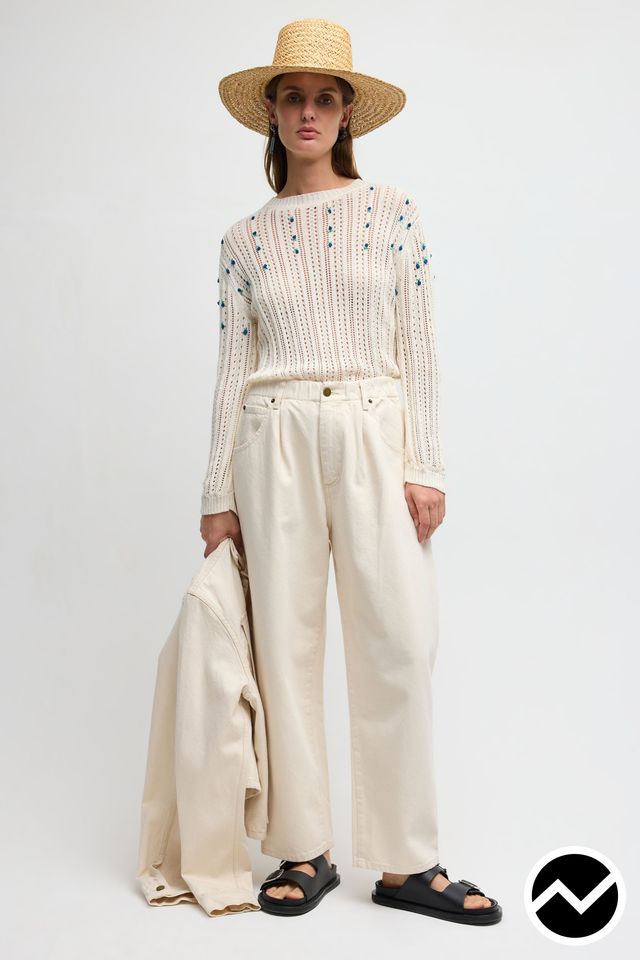 Rentrayage, SS27 womenswear, Regular Fit Sweater, look 25