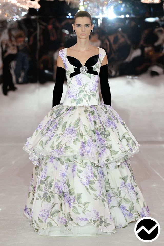 Richard Quinn, SS27 womenswear, 50s Retro, look 15