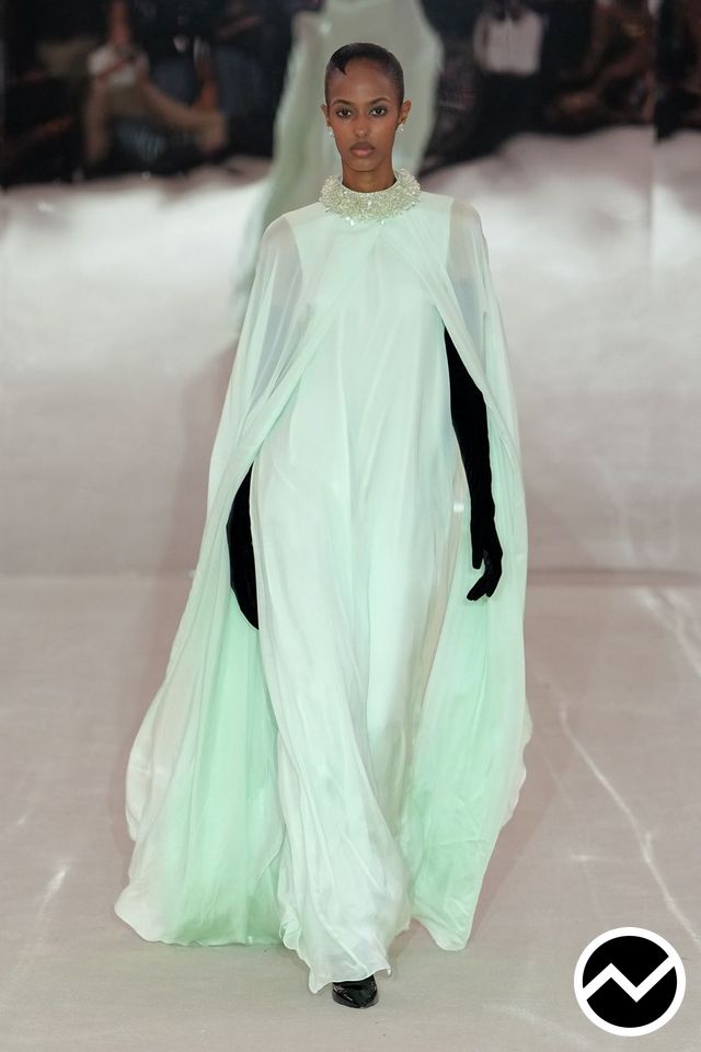 Richard Quinn, SS27 womenswear, Chiffon, look 34