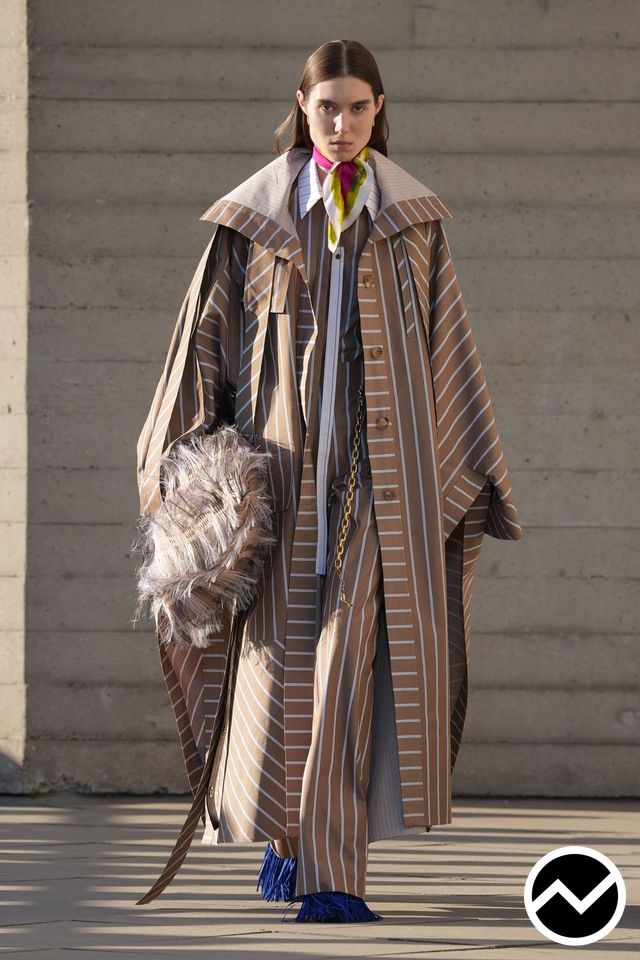 Roksanda, SS27 womenswear, Oversized Coat, look 10