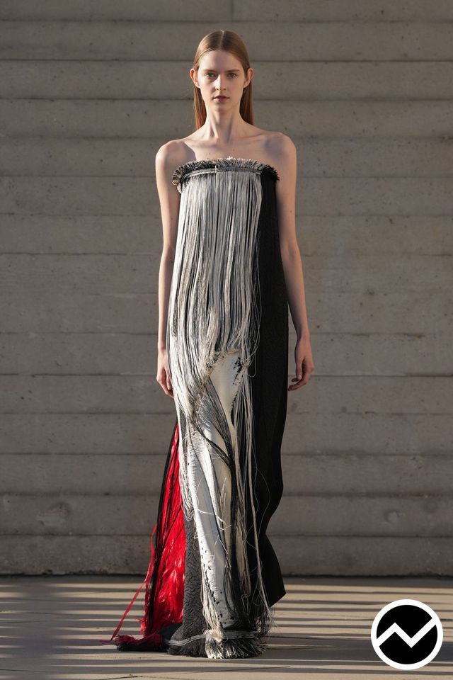 Roksanda, SS27 womenswear, Mineral Grey, look 26