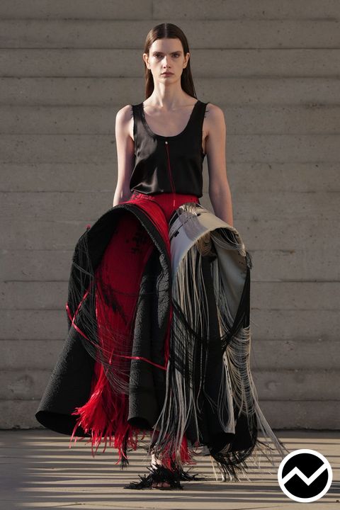 Roksanda, SS27 womenswear, Scarlet, look 27
