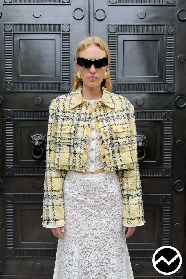 Self Portrait, SS27 womenswear, Preppy, look 9