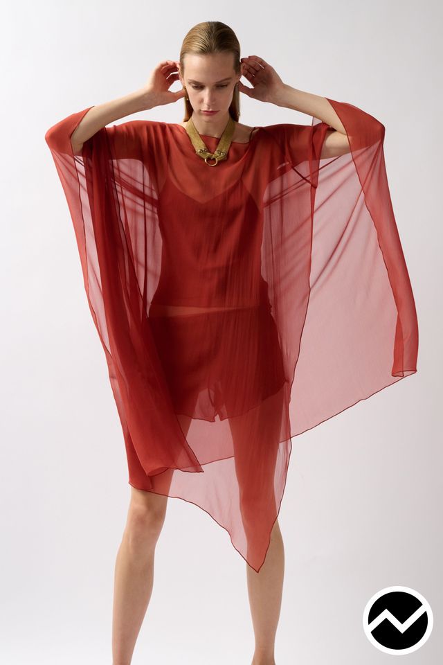 Sharon Wauchob, SS27 womenswear, Chiffon, look 6