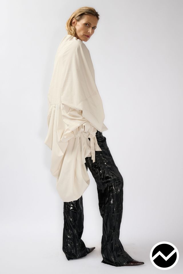 Sharon Wauchob, SS27 womenswear, Asymmetric Blouse, look 10