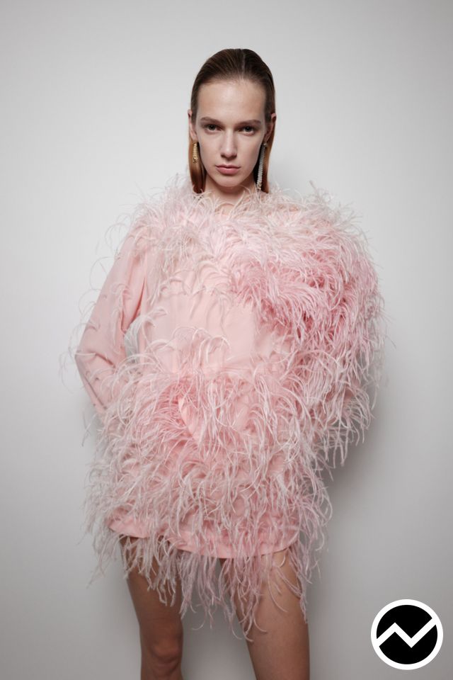 Sharon Wauchob, SS27 womenswear, Dusty Rose, look 16