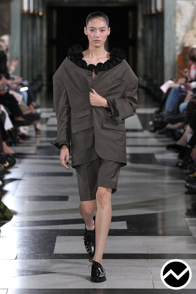 Simone Rocha, SS27 womenswear, Drop Shoulder Jacket, look 10