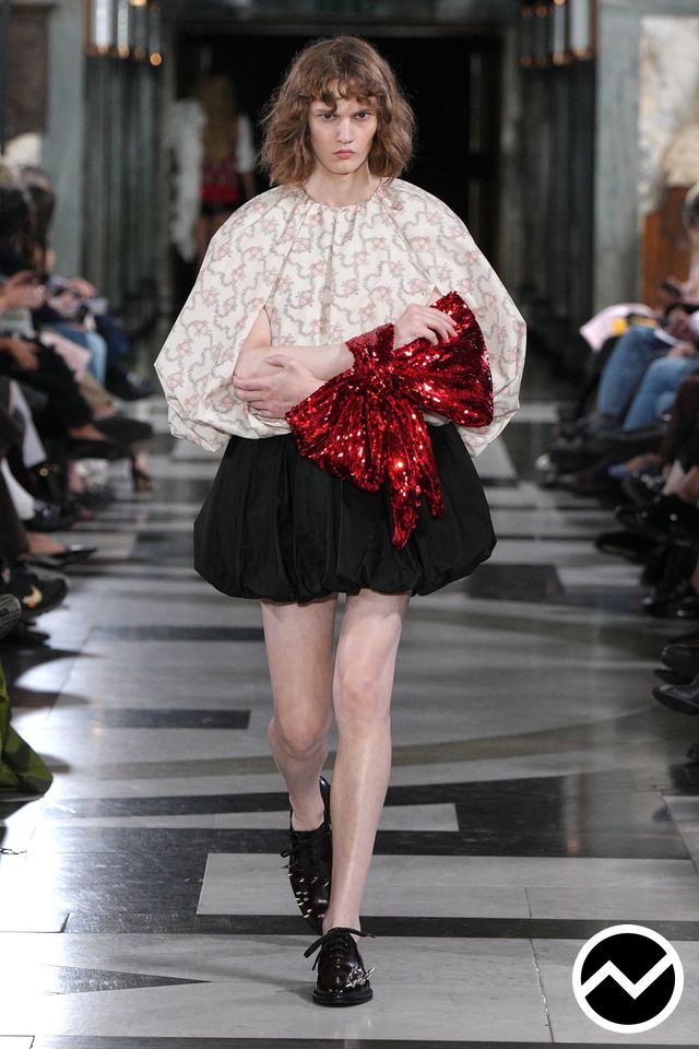 Simone Rocha, SS27 womenswear, Taffeta, look 26