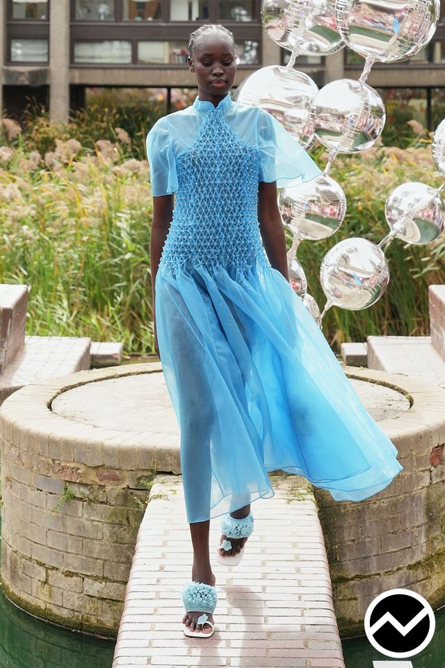 Susan Fang, SS27 womenswear, High Neckline Dress, look 7