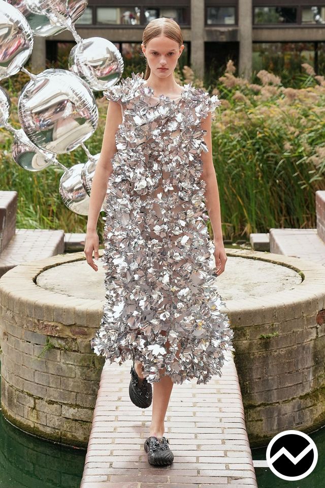 Susan Fang, SS27 womenswear, Metallic, look 10