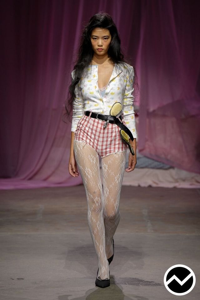 Yuhan Wang, SS27 womenswear, Fine Gauge, look 5