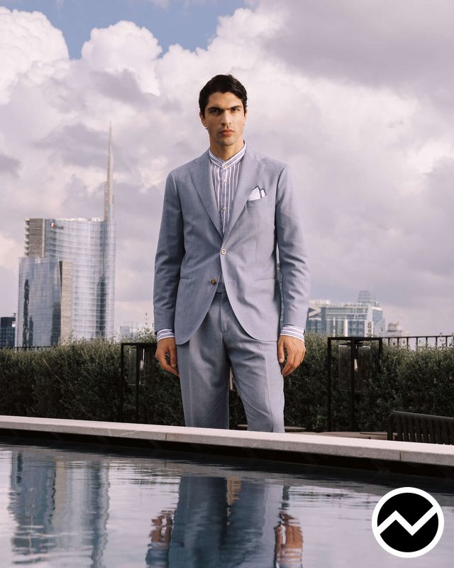Boglioli SS27 menswear, look 1