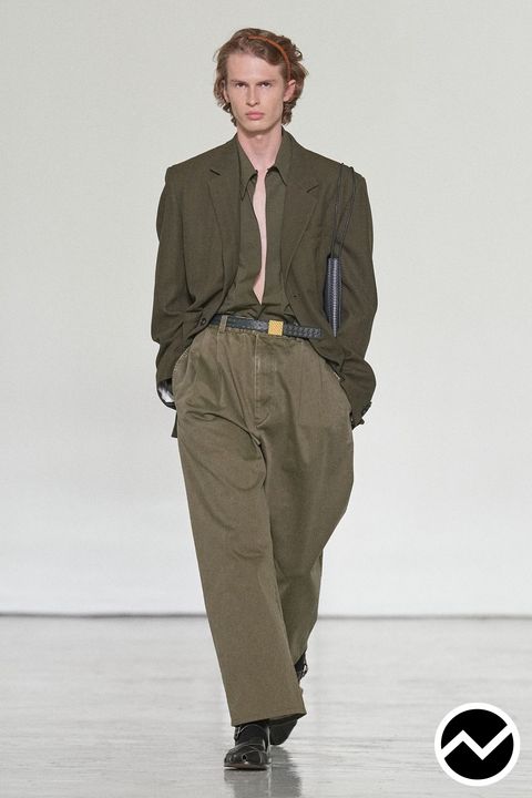 Bottega Veneta, SS27 menswear, Uniform Green, look 27