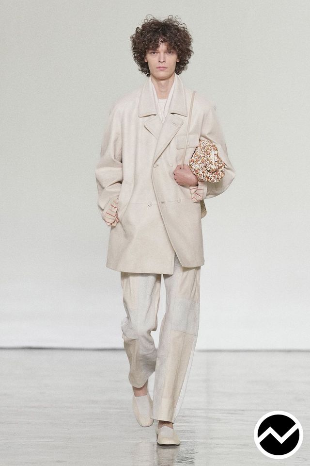 Bottega Veneta, SS27 menswear, Sand, look 41