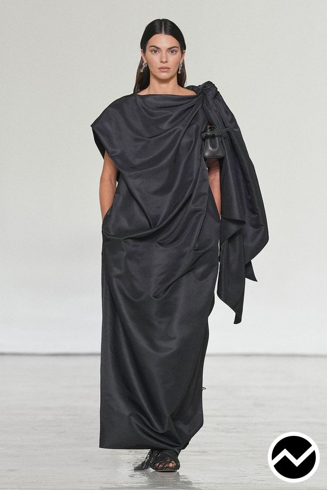 Bottega Veneta, SS27 womenswear, Draped Dress, look 62