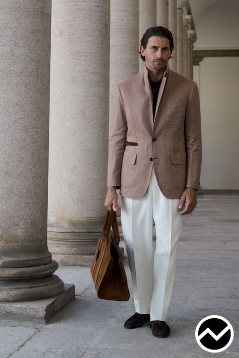 Brioni, SS27 menswear, Curved Hem Jacket, look 14