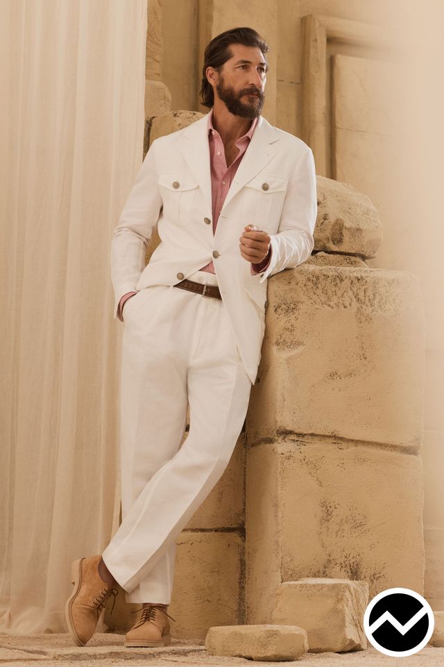Brunello Cucinelli, SS27 menswear, Oxford, look 20