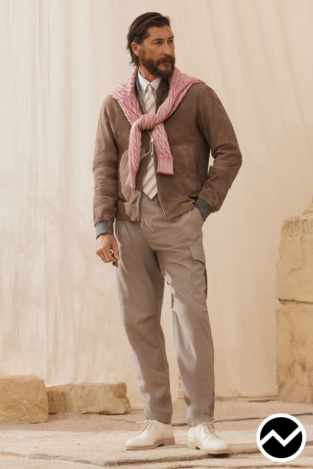 Brunello Cucinelli, Brunello Cucinelli SS27 menswear, look 24