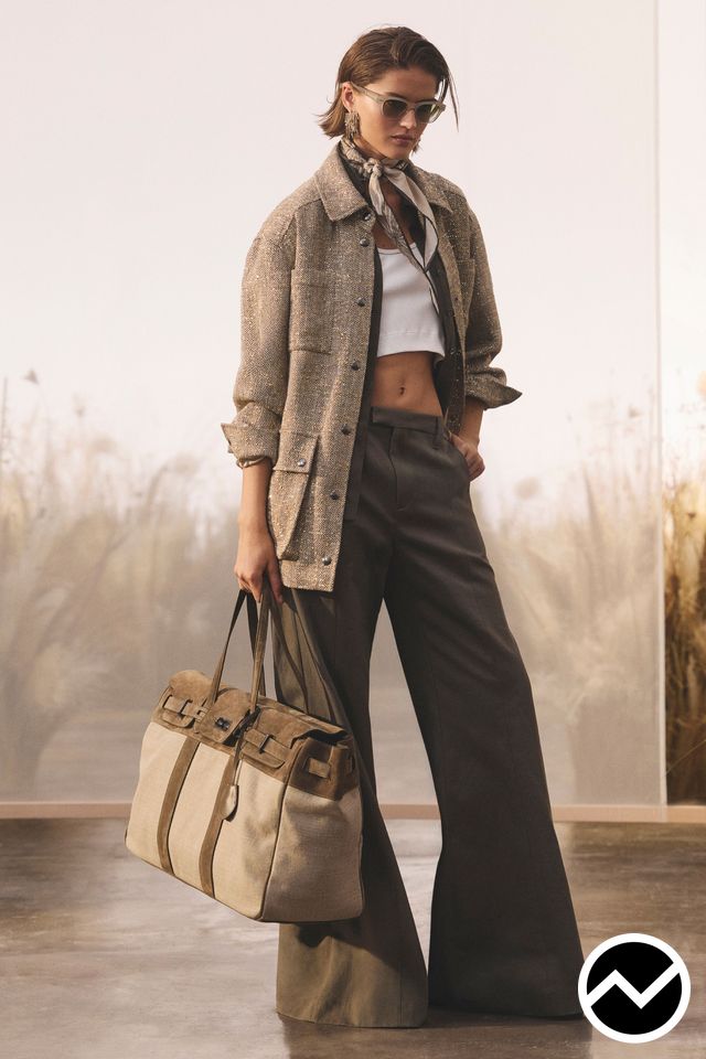 Brunello Cucinelli SS27 womenswear, look 1