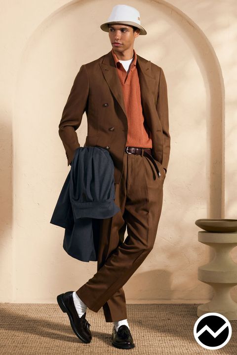 Canali, SS27 menswear, Terra Cotta, look 2