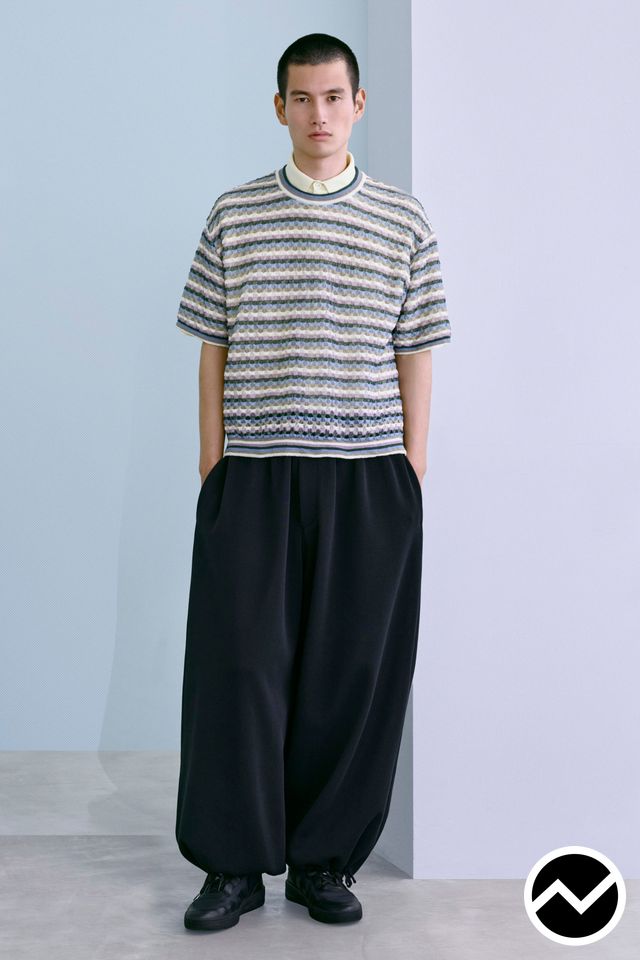 Cfcl, SS27 menswear, Elasticated Hem Pants, look 8