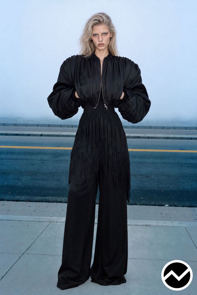 David Koma, SS27 womenswear, Cropped Jacket, look 22