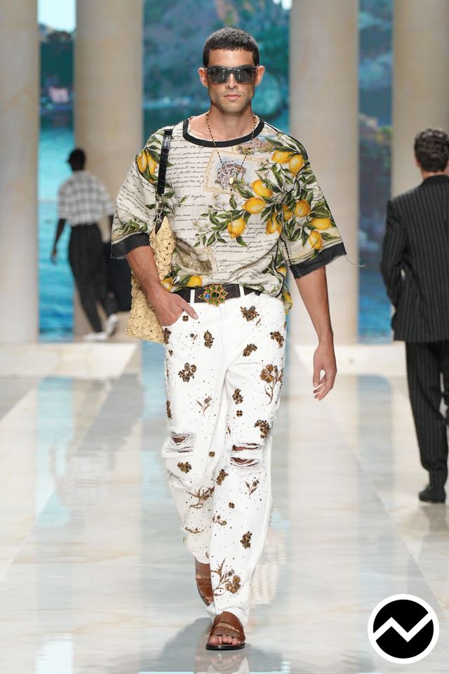Dolce & Gabbana, SS27 menswear, Oversized T-Shirts, look 18