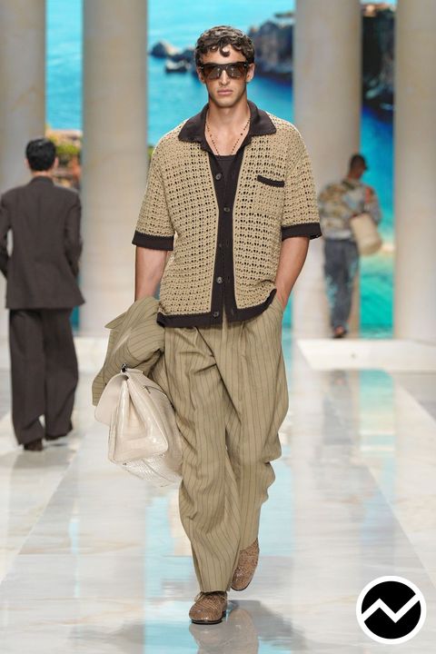 Dolce & Gabbana, SS27 menswear, Jacquard, look 29
