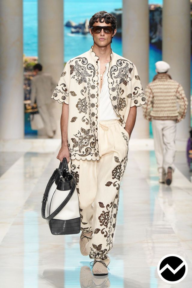 Dolce & Gabbana, SS27 menswear, Elasticated Waistline Pants, look 35