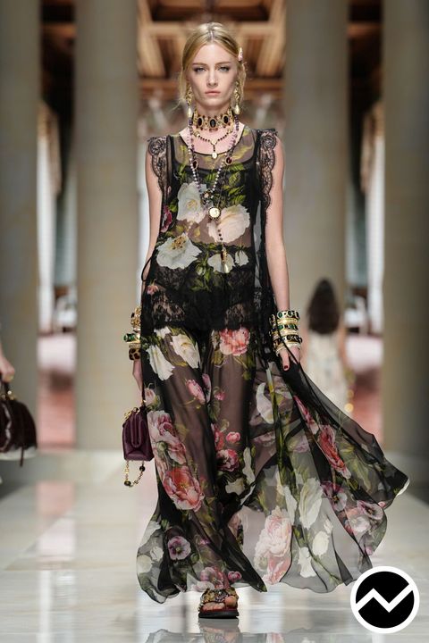 Dolce & Gabbana, SS27 womenswear, Floral, look 10