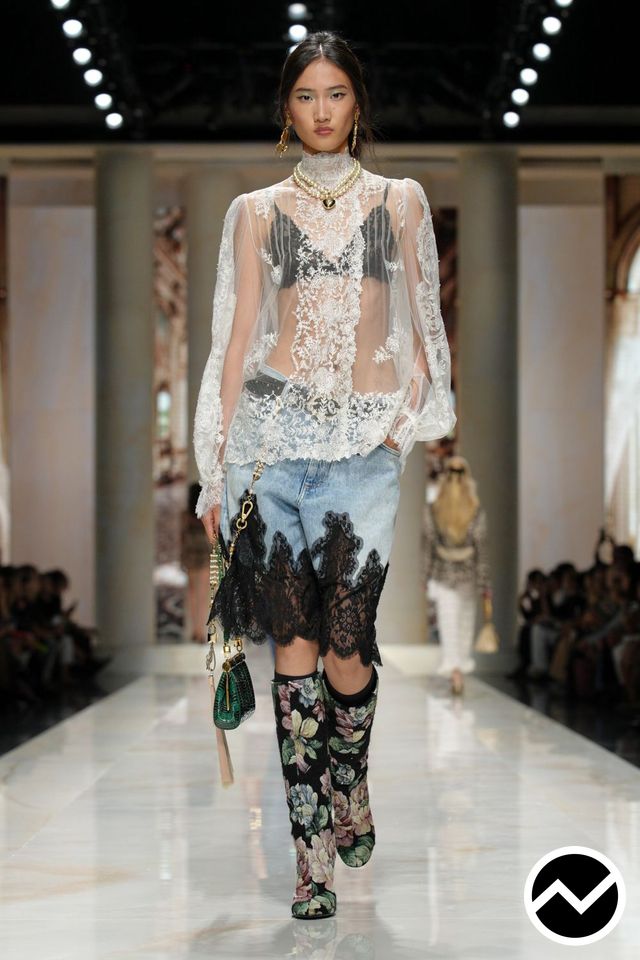 Dolce & Gabbana, SS27 womenswear, Jorts Shorts, look 41