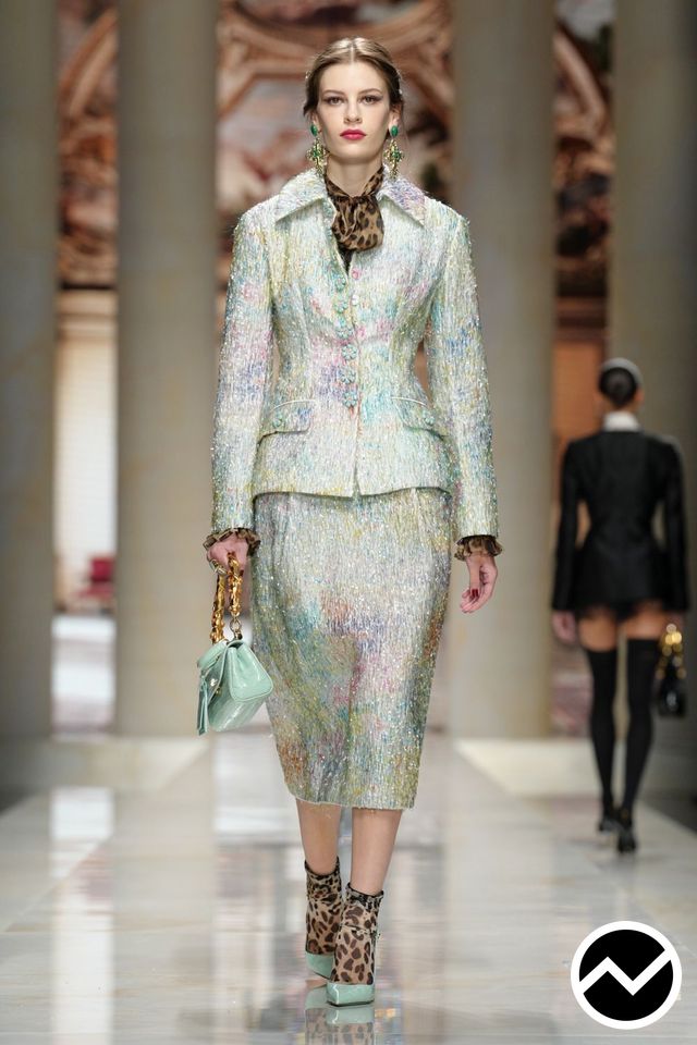 Dolce & Gabbana, SS27 womenswear, Metallic, look 61