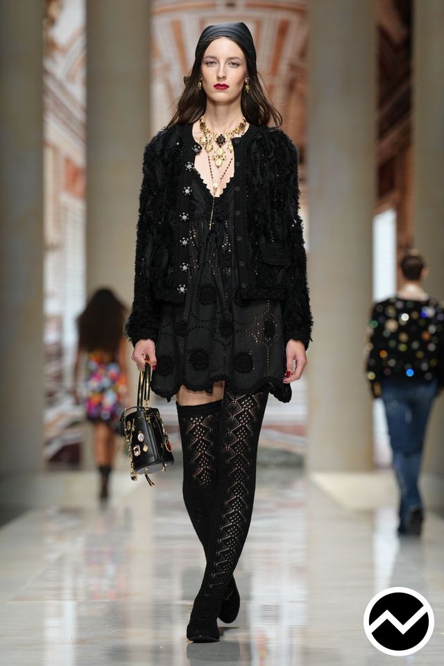 Dolce & Gabbana, SS27 womenswear, Boucle, look 67