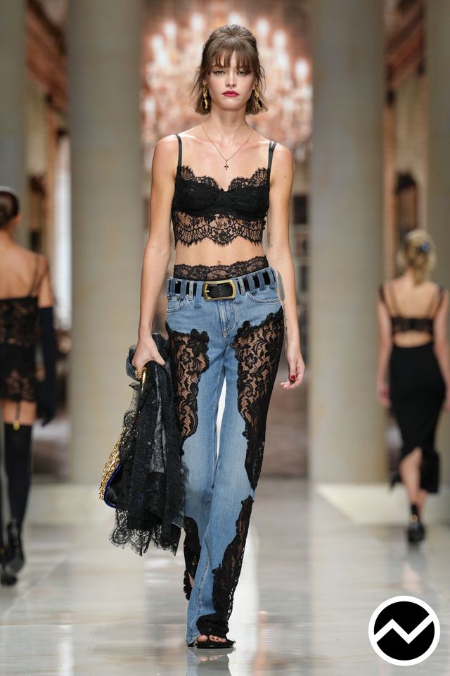 Dolce & Gabbana, SS27 womenswear, Y2K, look 77