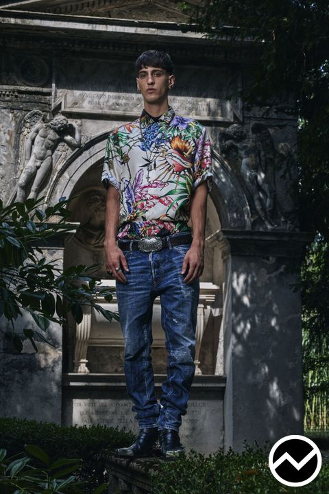 Dsquared2, SS27 menswear, Low-Rise Jeans, look 16