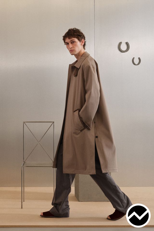 Durazzi, SS27 menswear, Stand Collar Coat, look 12