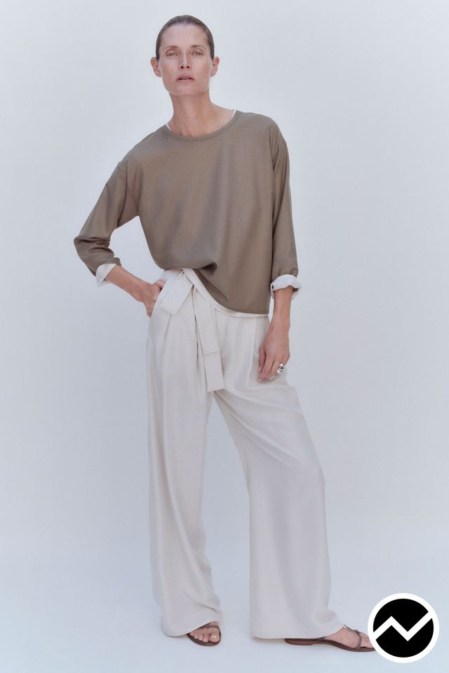 Dušan, SS27 womenswear, Taupe, look 14