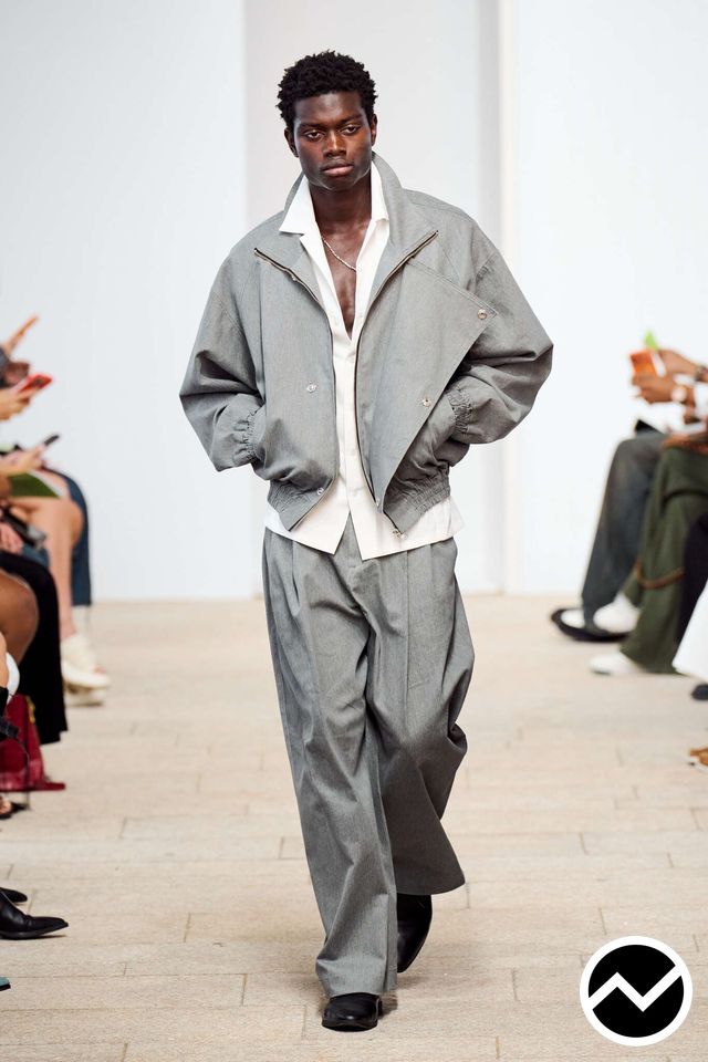 Edis Pala, SS27 menswear, Drop Shoulder Jacket, look 6