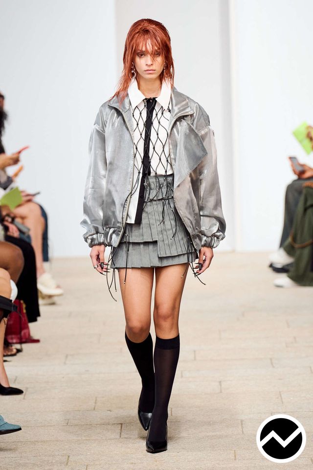 Edis Pala, SS27 womenswear, Knife Skirts, look 8