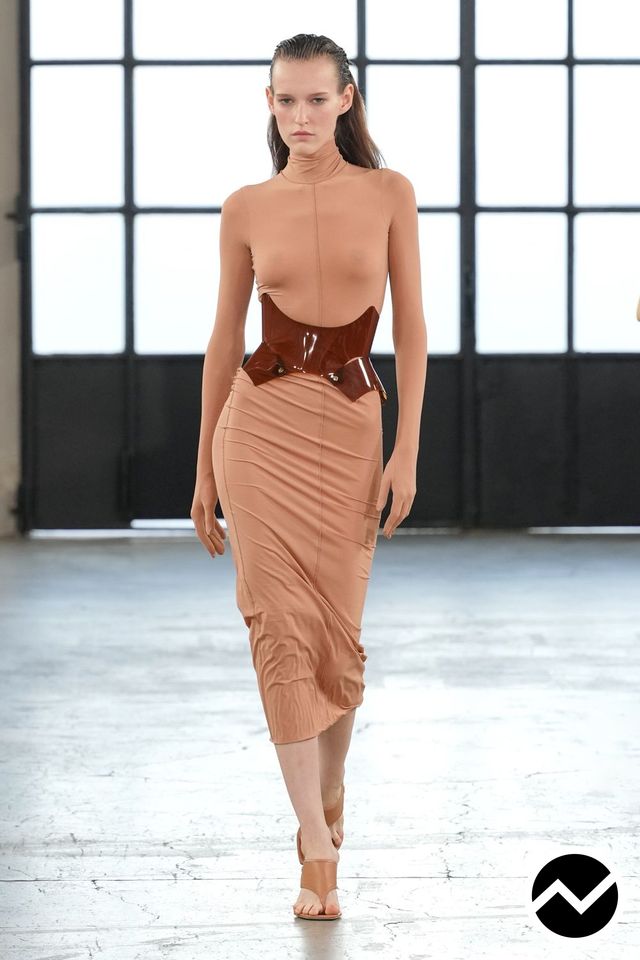 Elisabetta Franchi, SS27 womenswear, Stretch Fit Dress, look 38