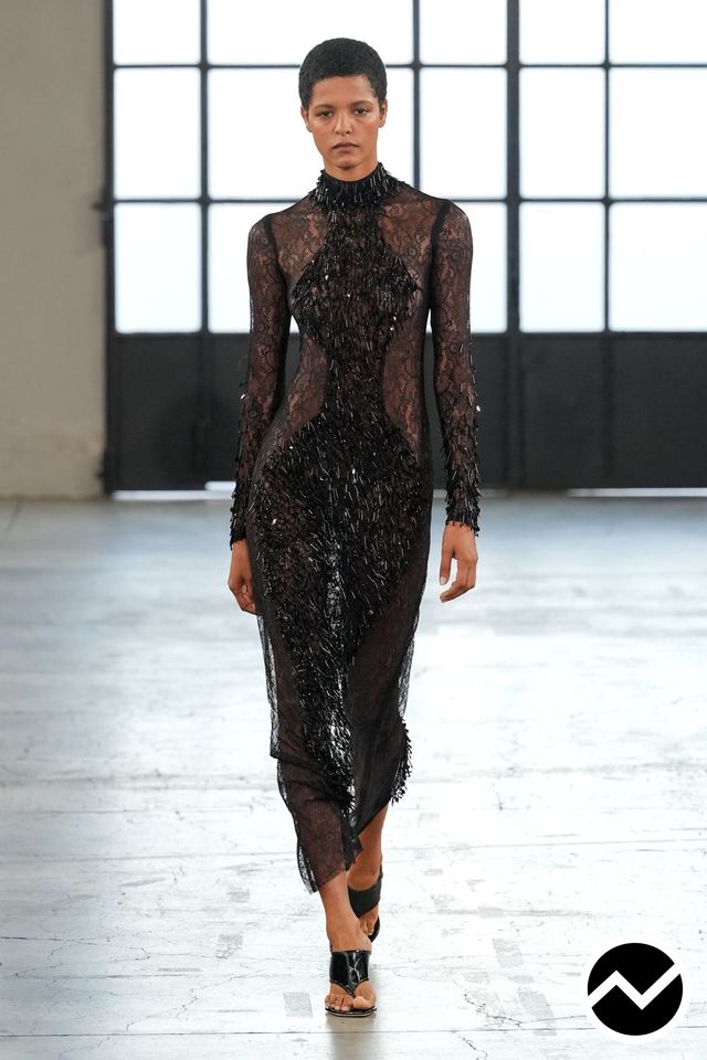 Elisabetta Franchi, SS27 womenswear, Lace, look 42