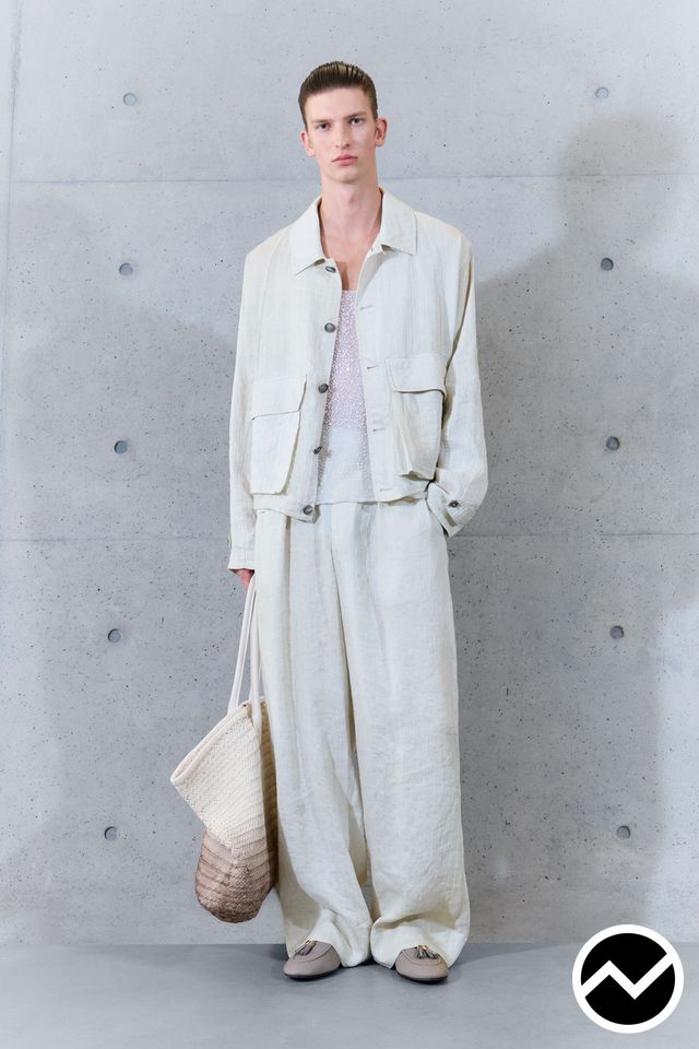 Emporio Armani, SS27 menswear, Side Pocket Pants, look 10