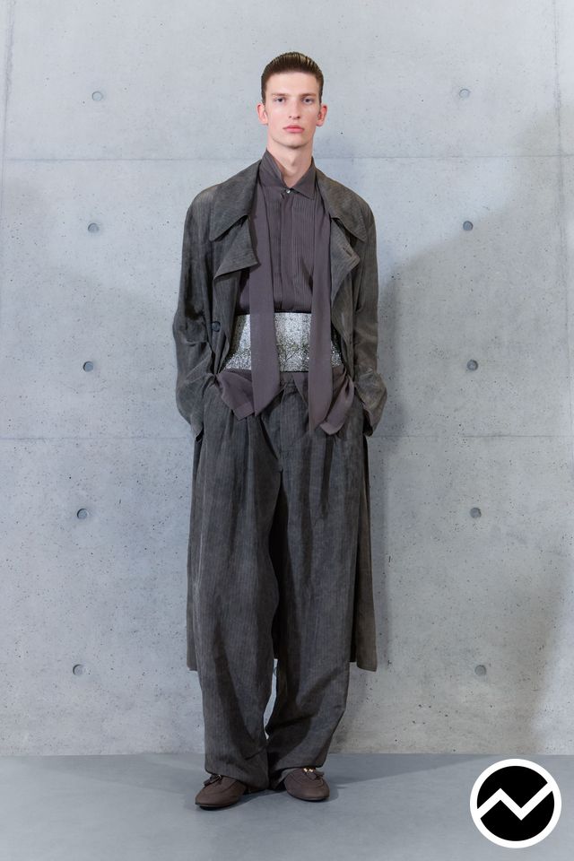 Emporio Armani, SS27 menswear, Overcoat, look 24